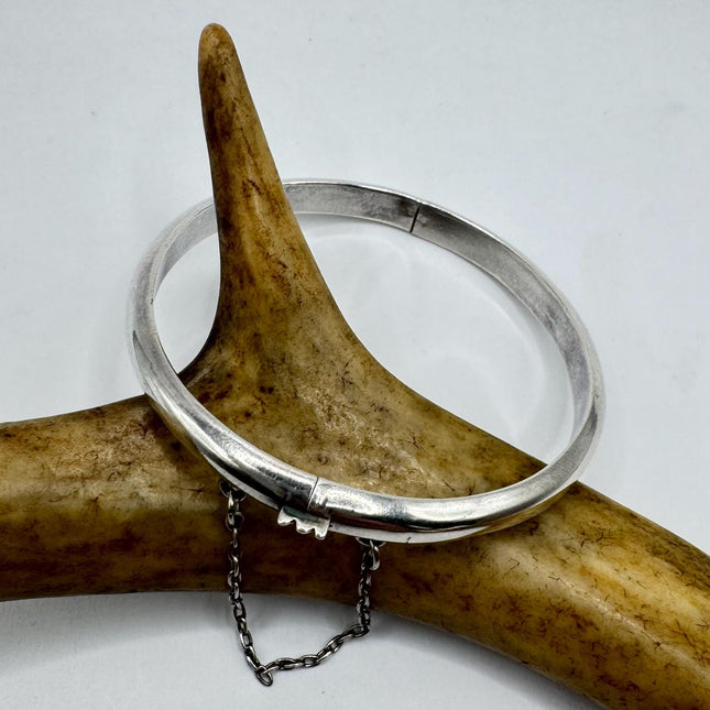 Vintage silver Bangle Cuff Bracelet