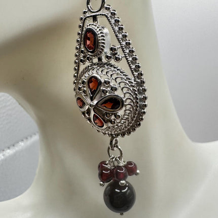 Vintage Garnet Earrings