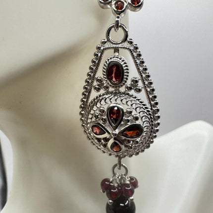 Vintage Garnet Earrings