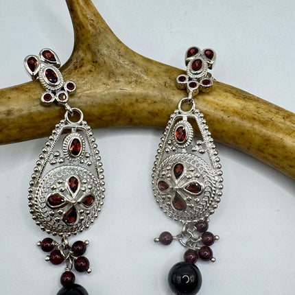 Vintage Garnet Earrings