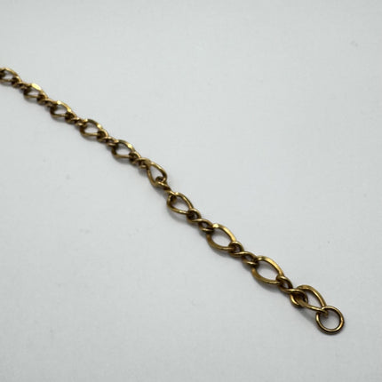 Vintage Charm Bracelet | Infinity | Gold filled Dainty Wedding Prom Everyday Jewelry | 7.5 Inches