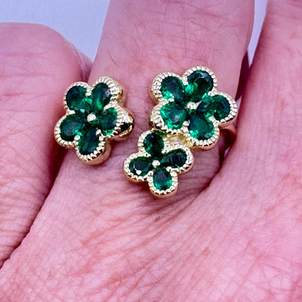 Vintage Red Flower Silver Ring | Red Ruby Boho Cocktail | 925 Sterling Silver Antique Wedding Band Engagement Ring Adjustable