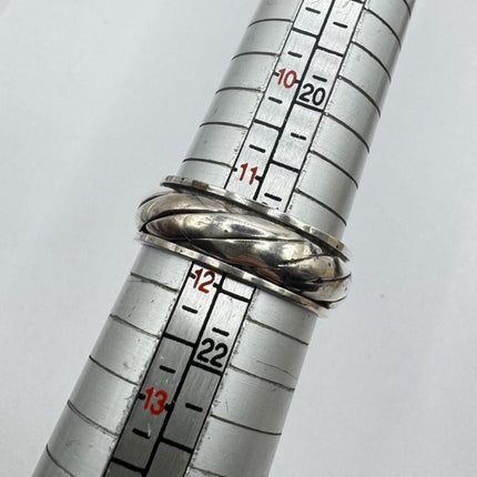 Vintage Silver Boho Cocktail Ring 925 Sterling Antique Wedding Engagement Band | Elijah collection