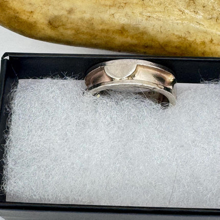 Vintage Silver Boho Cocktail Ring 925 Sterling Antique Wedding Engagement Band | Elijah collection