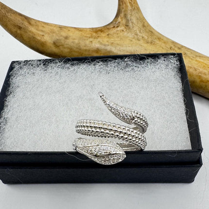 Vintage Silver Snake Ring