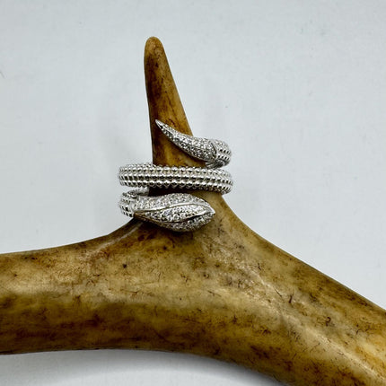 Vintage Silver Snake Ring