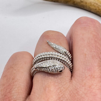 Vintage Silver Snake Ring