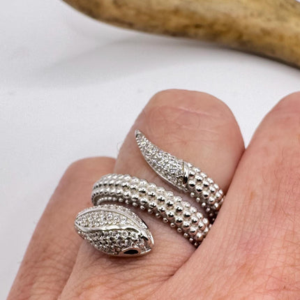 Vintage Silver Snake Ring