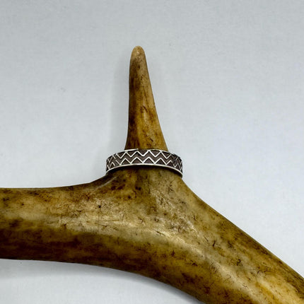 Vintage Silver Boho Cocktail Ring 925 Sterling Antique Wedding Engagement Band | Elijah collection