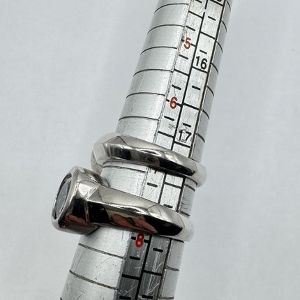 Vintage Cubic Zirconia Clear Crystal Diamond Cocktail