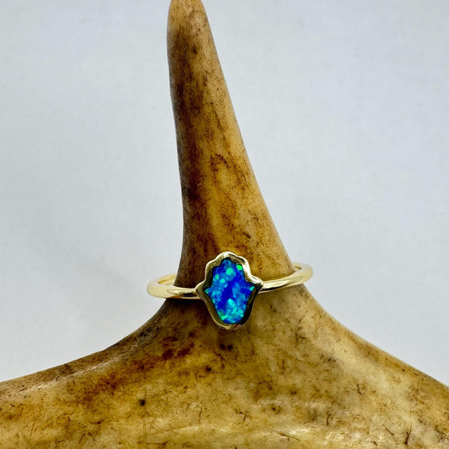 Vintage Fire Opal Tiny Stacking Promise Ring - 925 Sterling Silver Band Minimalist Jewelry for Prom Wedding or Everyday Ring