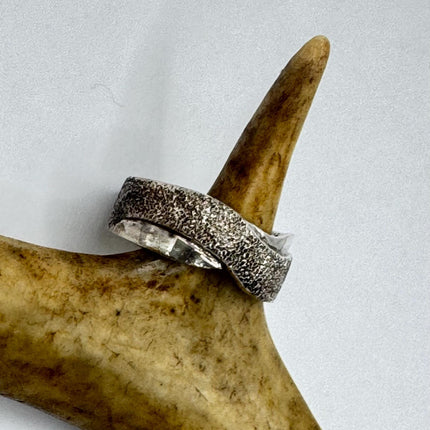 Vintage Silver Boho Cocktail Ring 925 Sterling Antique Wedding Engagement Band | Elijah collection