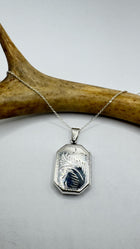 Vintage Silver Photo Locket | Pendant Memory Charm | 925 Sterling Silver Chain Necklace | Choose Your Length