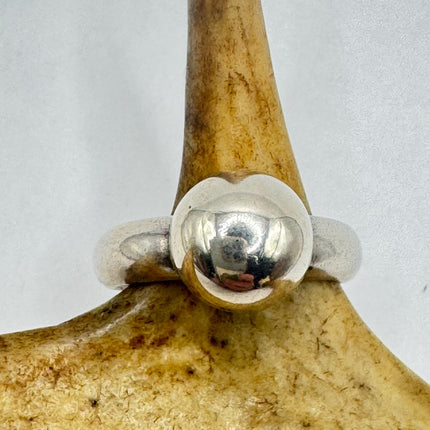 Vintage Silver Boho Cocktail Ring 925 Sterling Antique Wedding Engagement Band | Elijah collection
