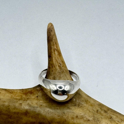 Vintage Silver Boho Cocktail Ring 925 Sterling Antique Wedding Engagement Band | Elijah collection