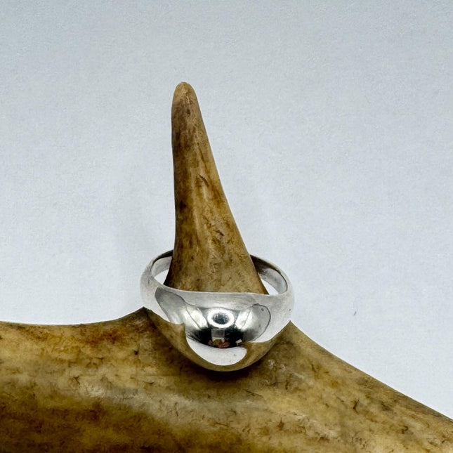 Vintage Silver Boho Cocktail Ring 925 Sterling Antique Wedding Engagement Band | Elijah collection