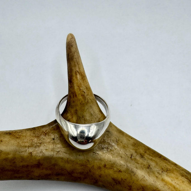 Vintage Silver Boho Cocktail Ring 925 Sterling Antique Wedding Engagement Band | Elijah collection