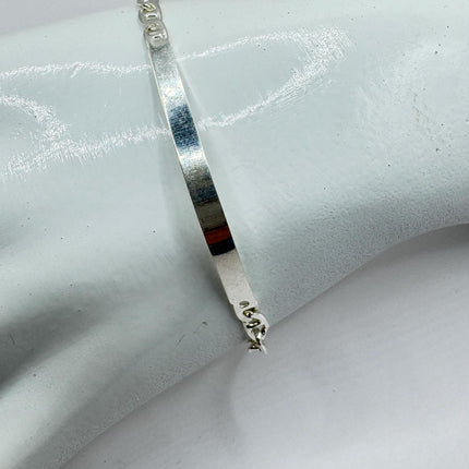 Vintage ID bracelet 925 sterling silver