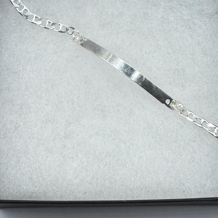 Vintage ID bracelet 925 sterling silver