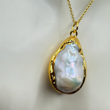 Vintage Biwa Pearl Gold Filled Necklace