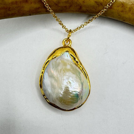 Vintage Biwa Pearl Gold Filled Necklace