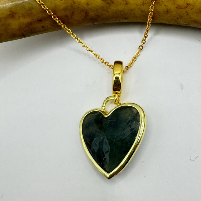 Vintage Gold Filled Heart Pendant Necklace-Necklaces-TomWayne Jewelers