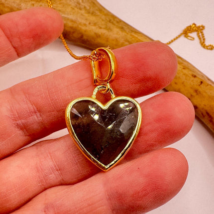 Vintage Gold Filled Heart Pendant Necklace