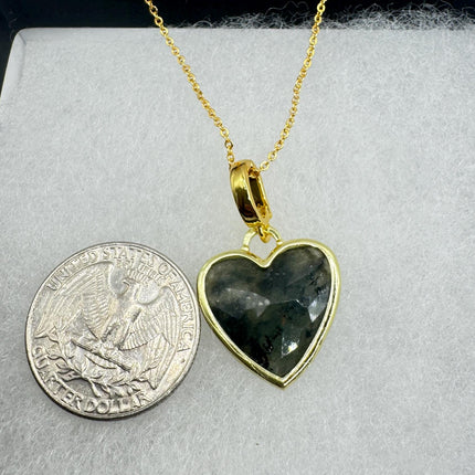 Vintage Gold Filled Heart Pendant Necklace