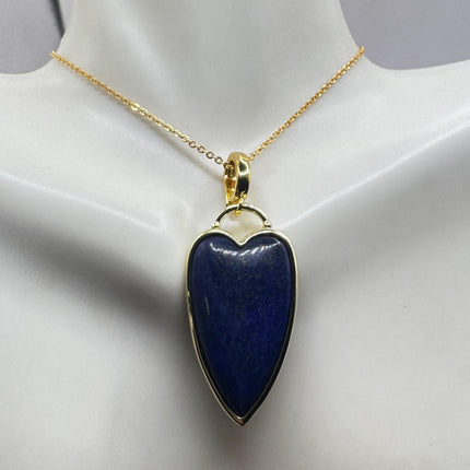 Vintage Gold Filled Heart Pendant Necklace