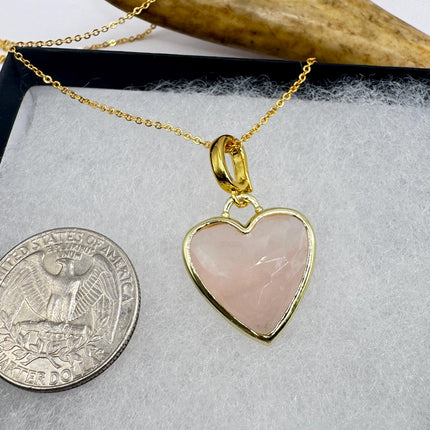 Vintage Gold Filled Heart Pendant Necklace