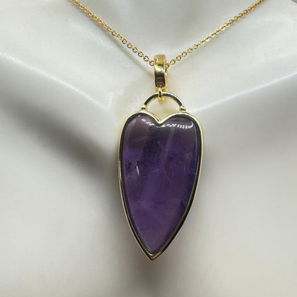 Vintage Gold Filled Heart Pendant Necklace