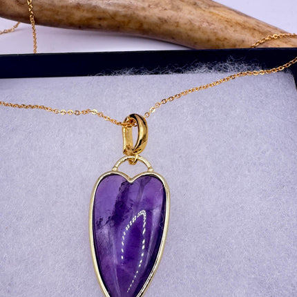 Vintage Gold Filled Heart Pendant Necklace