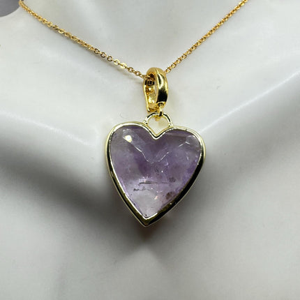 Vintage Gold Filled Heart Pendant Necklace