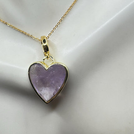 Vintage Gold Filled Heart Pendant Necklace