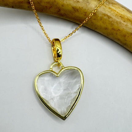 Vintage Gold Filled Heart Pendant Necklace