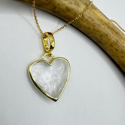 Vintage Gold Filled Heart Pendant Necklace