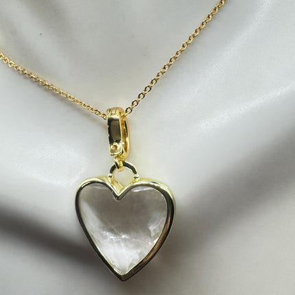Vintage Gold Filled Heart Pendant Necklace