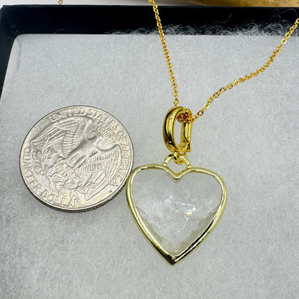 Vintage Gold Filled Heart Pendant Necklace