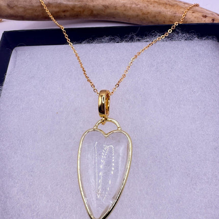 Vintage Gold Filled Heart Pendant Necklace