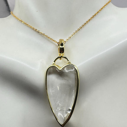 Vintage Gold Filled Heart Pendant Necklace