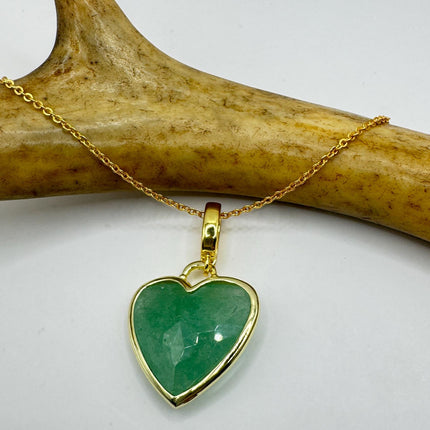 Vintage Gold Filled Heart Pendant Necklace