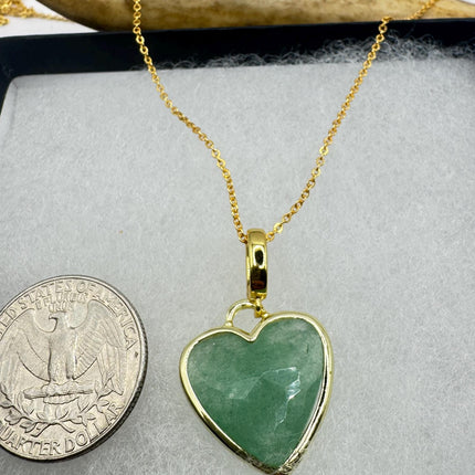 Vintage Gold Filled Heart Pendant Necklace