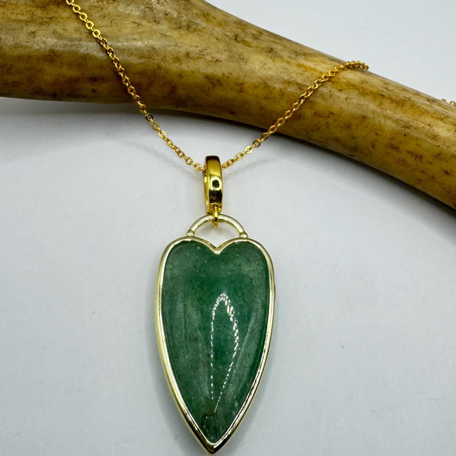 Vintage Gold Filled Heart Pendant Necklace-Necklaces-TomWayne Jewelers