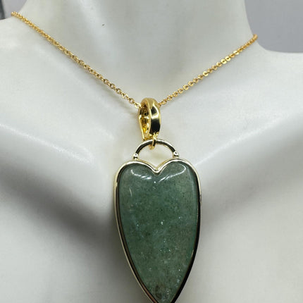 Vintage Gold Filled Heart Pendant Necklace