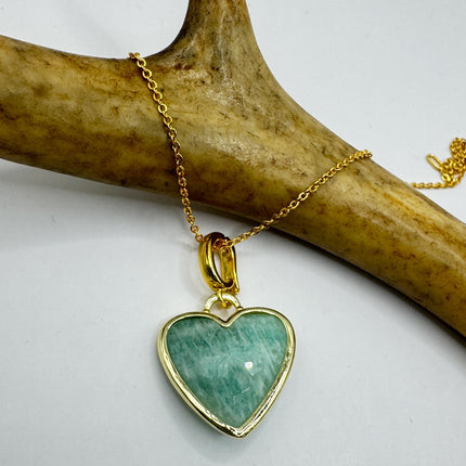 Vintage Gold Filled Heart Pendant Necklace