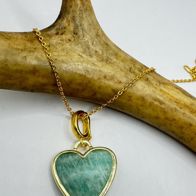 Vintage Gold Filled Heart Pendant Necklace