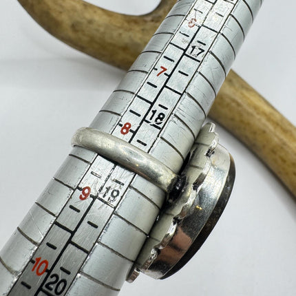 Vintage Chunky Tigers Eye Cocktail Ring - Statement Band