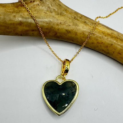 Vintage Gold Filled Heart Pendant Necklace