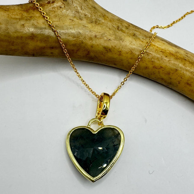 Vintage Gold Filled Heart Pendant Necklace
