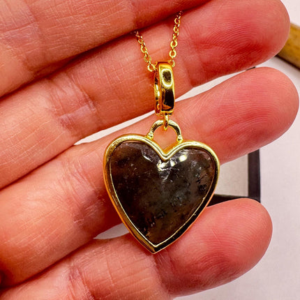 Vintage Gold Filled Heart Pendant Necklace